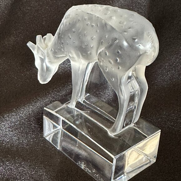 Flawless Lalique Crystal Deer. - Picture 6 of 8